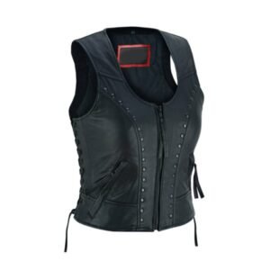 Women’s Lightweight Vest with Rivets Detailing