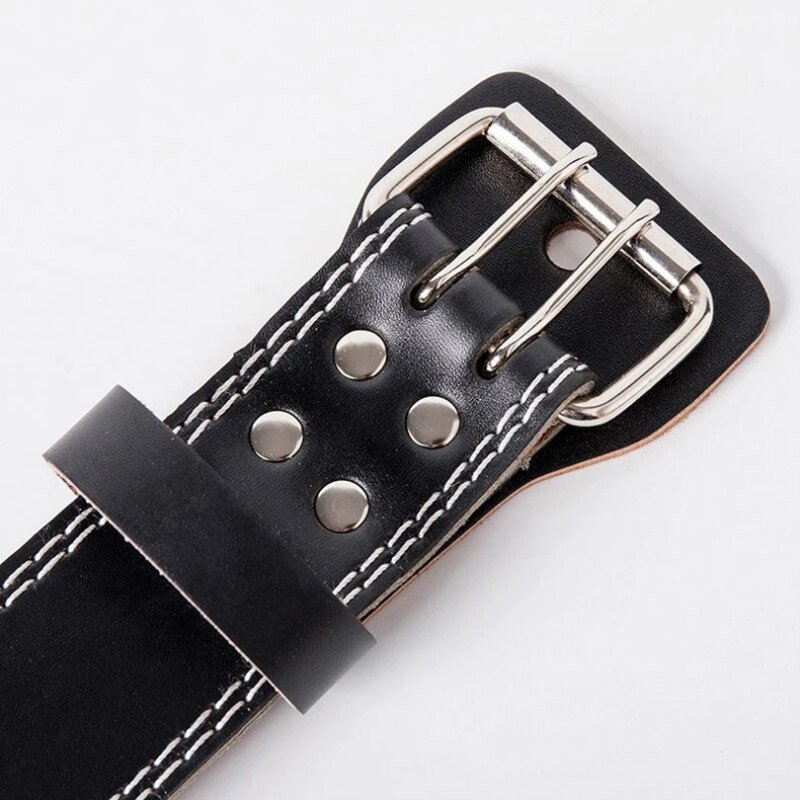 2024 New Arrival Custom Gym Protective Adjustable Leather WeightLifting Belt Top TrendinG Solid Color