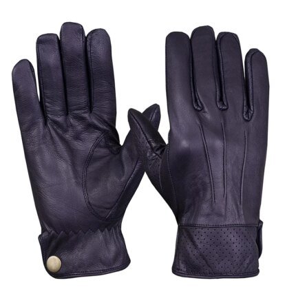 2025 Custom Color Genuine Deerskin Men's Full Finger Driving Gloves Unlined Gym Use for Sports Made Pakistan for Cycling Cycling