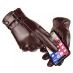 2025 New Style Ladies Men's Genuine Lambskin Sheepskin Leather Gloves Wholesale Fashion Winter Knit Weight Lifting Skiing