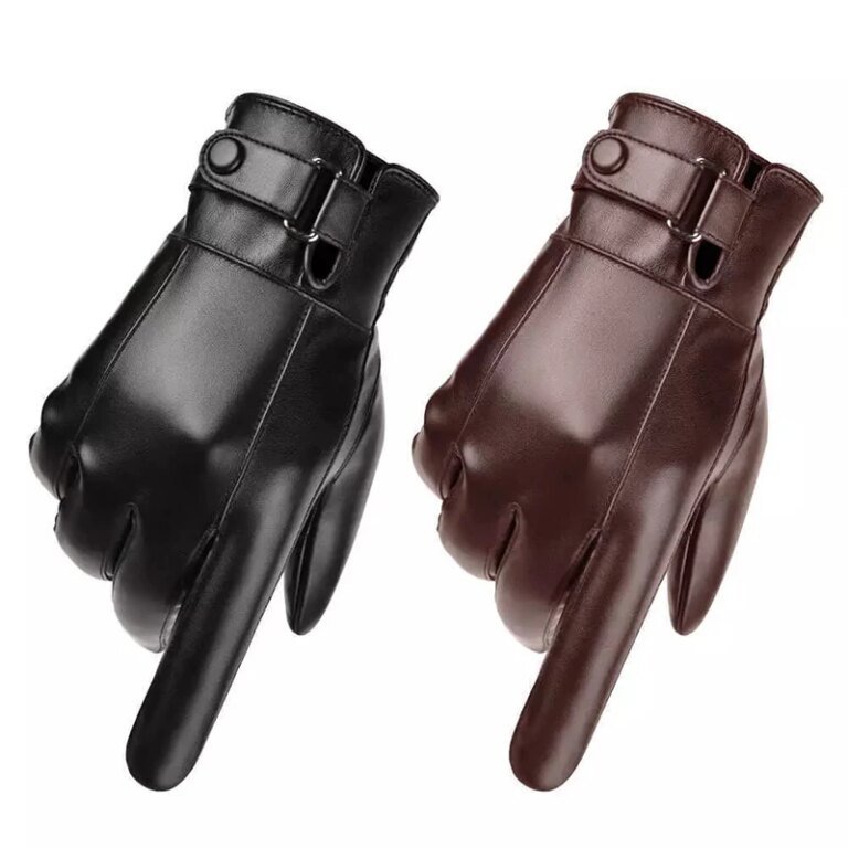 2025 New Style Ladies Men's Genuine Lambskin Sheepskin Leather Gloves Wholesale Fashion Winter Knit Weight Lifting Skiing