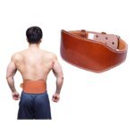 Custom Design Leather Weight Lifting Workout Gym Belt Back Support New Power Training Heavy Duty Gym Leather Belt