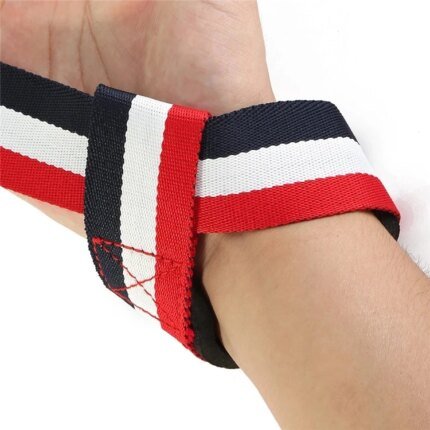 Custom Logo Gym Lifting Straps Fitness Wrist Wraps Padded Yoga Gym Weight Lifting Wrist Strap