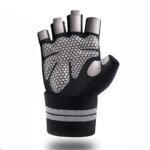 Customized Logo High Quality Gym Workout Fitness Powerlifting Men and Women Sport Weightlifting Leather Gloves From Pakistan
