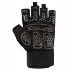 Excellent Grip Anti-Slip Leather Gloves for Men Women's CrossFit Gym Workout Sport Training in Outdoor Scenes-Made in Pakistan
