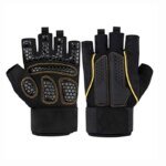 Excellent Grip Anti-Slip Leather Gloves for Men Women's CrossFit Gym Workout Sport Training in Outdoor Scenes-Made in Pakistan