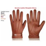 Factory Wholesale New Design Goat Skin Driving Gloves Custom Logo Leather Gloves for Car Driving Weight Lifting Skiing