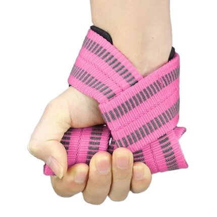 Heavy Duty Cotton Wraps Lifting Wrist Straps for Weightlifting Powerlifting Bodybuilding Lifting Straps