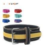 Hot Selling Gym Weight Lifting Belt Cowhide Leather Workout Sweat Band Fitness Powerlifting Lever Belts With Buckle