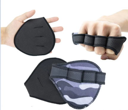 Lifting Dumbbell Skid Gloves Unisex Anti Weight Four Finger Fitness Gloves Grips Pads Gym Workout Sports for Hand Protector