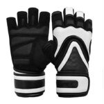 Men's Women's Half-Fingered Sports Leather Gloves Weightlifting Breathable Non-Slip Gym Gloves for Fitness Outdoor Scenes-Made