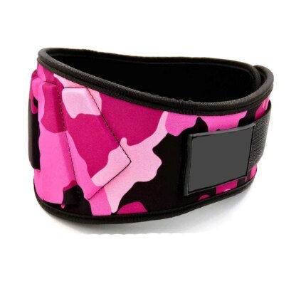 New Men's Women's Weight Lifting Belts Black Neoprene Nylon with Breathable Back Support Customizable Size for Gym Training