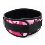 New Men's Women's Weight Lifting Belts Black Neoprene Nylon with Breathable Back Support Customizable Size for Gym Training