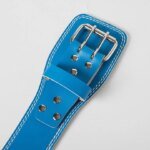 Unisex Custom Gym Leather Powerlifting Exercise Belt Solid Color Fitness Accessories Custom Logo Weight Lifting Neoprene