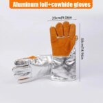Wholesale Cowhide Welding Leather Gloves Wear-Resistant and Heat-Insulating for Fishing and Sports-Made in Pakistan