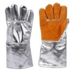 Wholesale Cowhide Welding Leather Gloves Wear-Resistant and Heat-Insulating for Fishing and Sports-Made in Pakistan