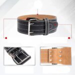 Wholesale Unisex Custom Made High Quality Powerlifting Belt High Quality Leather Fitness Gear with Buckle for Gym Use