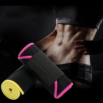 Portable Neoprene Waist Trainer Belt Adjustable Compression Back Support Stomach Belly Sweat Slimming Waist Trimmer