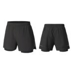 2 in 1 Gym Shorts With Pockets Men Training Designer Polyester Athletic Shorts Fitness Running Workout Sports Shorts for Men