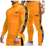 Men Wholesale Track Suit with Custom Logo Men Polyester Track Suit