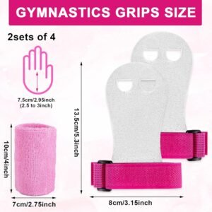 2 Pairs Gymnastics Hand Grips, Gymnastics Equipment for Kids