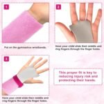 2 Pairs Gymnastics Hand Grips, Gymnastics Equipment for Kids