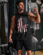 COOFANDY Men's 2 Pack Workout Hooded Tank Tops Bodybuilding Muscle Cut Off T Shirt Sleeveless Gym Hoodies