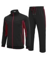 COOFANDY Men's Tracksuits 2 Piece Athletic Track Suit Warm Jogging Running Sweatsuits Casual Full Zip Sports Set