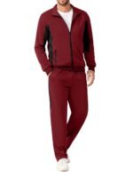 COOFANDY Men's Tracksuits 2 Piece Athletic Track Suit Warm Jogging Running Sweatsuits Casual Full Zip Sports Set