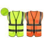 Customized Hot Sale Security Multiple Sizes Oem Workwear Crew Construction Hi Vis Clothing Reflective Safety Vest