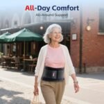 FEATOL Back Brace for Men Lower Back, Lumbar Support Belt- Back Pain, Adjustable Support Straps with Removable Lumbar Pad for Heavy Lifting Work, Plus Size(Black, L/XL