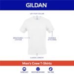 Gildan Men's Crew T-Shirts, Multipack, Style G1100