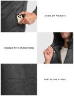 Gopune Men's Tracksuit 2 Pieces Set Hoodie Sweatsuits Full Zip Athletic Jogging Suits Long Sleeve Casual Sports Outfits