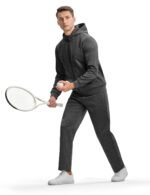 Gopune Men's Tracksuit 2 Pieces Set Hoodie Sweatsuits Full Zip Athletic Jogging Suits Long Sleeve Casual Sports Outfits