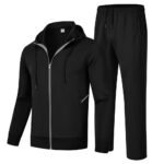 Gopune Men's Tracksuit 2 Pieces Set Hoodie Sweatsuits Full Zip Athletic Jogging Suits Long Sleeve Casual Sports Outfits