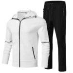 Gopune Men's Tracksuit 2 Pieces Set Hoodie Sweatsuits Full Zip Athletic Jogging Suits Long Sleeve Casual Sports Outfits