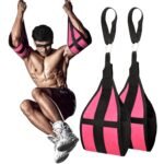Hanging Ab Straps for Pull Up Bar: Gym Ab Sling Straps for Arm Pull up Workout Support for Training Knee and Leg Raises