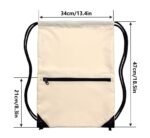 HOLYLUCK Drawstring Backpack Bag Sport Gym Sackpack