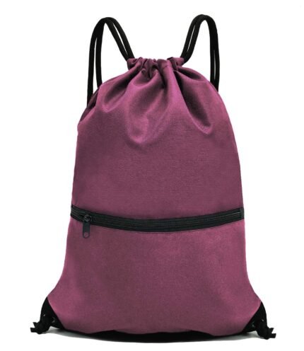 HOLYLUCK Drawstring Backpack Bag Sport Gym Sackpack