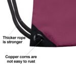 HOLYLUCK Drawstring Backpack Bag Sport Gym Sackpack