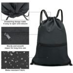 HOLYLUCK Drawstring Backpack Bag Sport Gym Sackpack