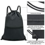 HOLYLUCK Drawstring Backpack Bag Sport Gym Sackpack