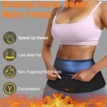 huiming Sauna Suit Waist Trimmer for Women Waist Trainer sweat band for stomach Belt Lower Belly Plus Size