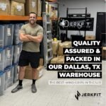 JerkFit Raw Grips 3.0, 2 Finger Leather Gymnastics Grips - Pull Up Grips for Cross Training Hand Protection - Hand Grips for Gymnastics Bars, Palm Guards for Athletes to Prevent...