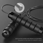 Jump Rope, Tangle-Free Rapid Speed Jumping Rope Cable with Ball Bearings for Women, Men, and Kids, Adjustable Steel Jump Rope with Foam Handles for Home Gym Exercise Fitness...