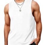 Mens Graphic Tank Tops Workout Sleeveless Shirts Hawaiian Palm Tree Vacation Tanks for Men Summer Beach T-Shirt