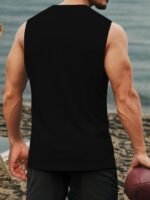 Mens Graphic Tank Tops Workout Sleeveless Shirts Hawaiian Palm Tree Vacation Tanks for Men Summer Beach T-Shirt