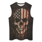 Mens Summer Graphic Workout Tank Tops Gym Sleeveless Muscle Shirt