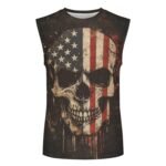 Mens Summer Graphic Workout Tank Tops Gym Sleeveless Muscle Shirt