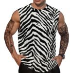 Mens Summer Graphic Workout Tank Tops Gym Sleeveless Muscle Shirt